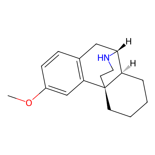 3-Methoxymorphinan, (14alpha)-(+-)- structure