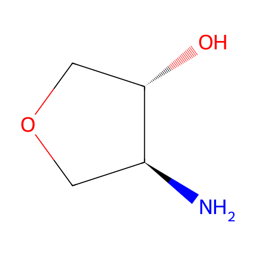 Trans-4-Amino-Tetrahydro-Furan-3-Ol structure