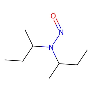 Bis(butan-2-yl)(nitroso)amine structure