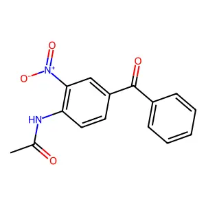 4-Acetamido-3-nitrobenzophenone structure