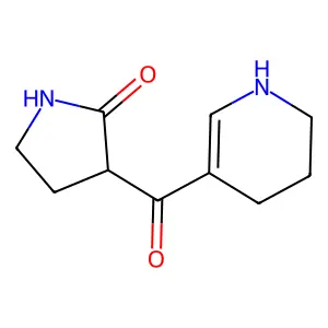 3-(1,2,3,4-Tetrahydropyridine-5-carbonyl)pyrrolidin-2-one structure