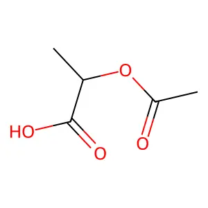 2-Acetoxypropionic Acid structure