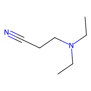 N-(2-Cyanoethyl)diethylamine structure