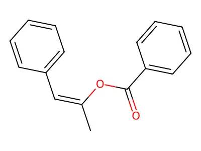 1-Phenylprop-1-en-2-yl benzoate structure