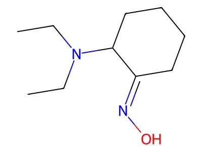 N-[2-(diethylamino)cyclohexylidene]hydroxylamine structure