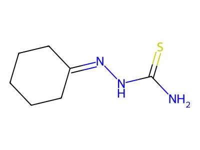 (Cyclohexylideneamino)thiourea structure