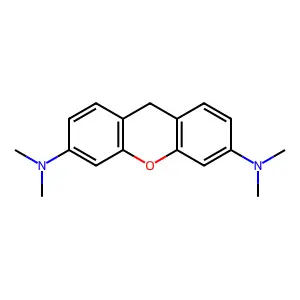 9H-Xanthene-3,6-diamine, N3,N3,N6,N6-tetramethyl- structure