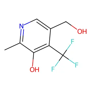 5-(Hydroxymethyl)-2-methyl-4-(trifluoromethyl)pyridin-3-ol structure