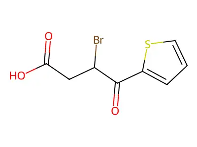 3-Bromo-4-oxo-4-(thiophen-2-yl)butanoate structure
