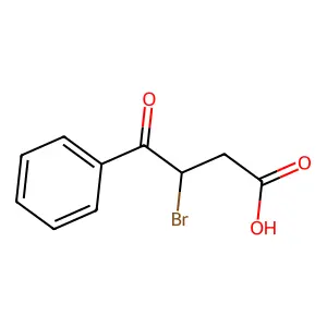 (3R)-3-bromo-4-oxo-4-phenylbutanoic acid structure