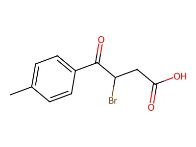 3-Bromo-4-oxo-4-p-tolyl-butyric acid structure
