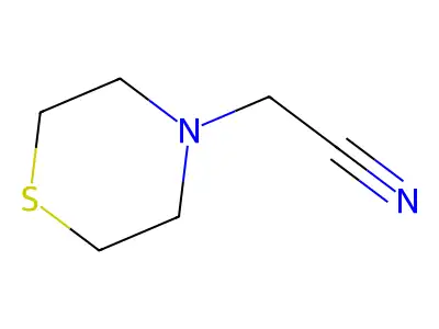 2-(Thiomorpholin-4-yl)acetonitrile structure
