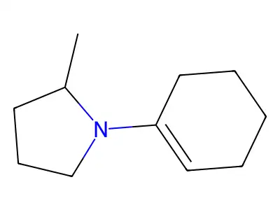 1-(2-Methyl-1-pyrrolidinyl)cyclohexene structure