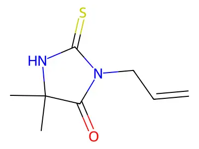 3-Allyl-5,5-dimethyl-2-thioxoimidazolidin-4-one structure