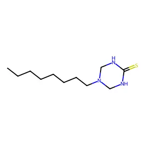 5-Octyl-1,3,5-triazinane-2-thione structure