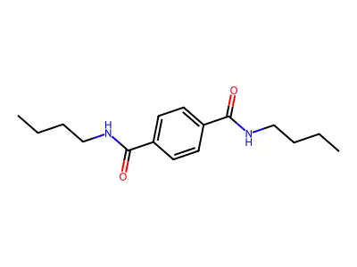 N,N'-dibutylbenzene-1,4-dicarboxamide structure