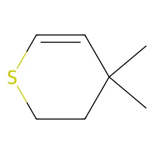 2H-Thiopyran,3,4-dihydro-4,4-dimethyl- structure