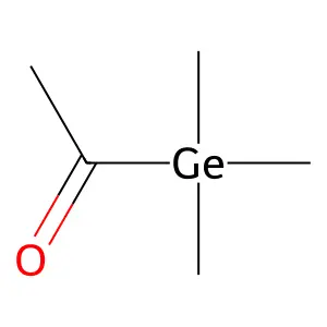 Germane, acetyltrimethyl- structure