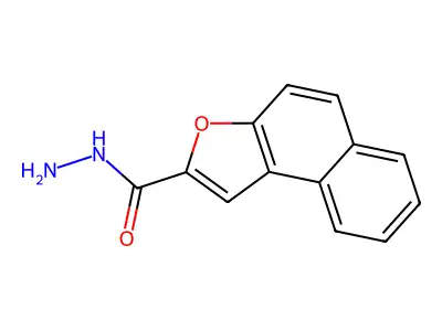 Naphtho[2,1-b]furan-2-carbohydrazide structure