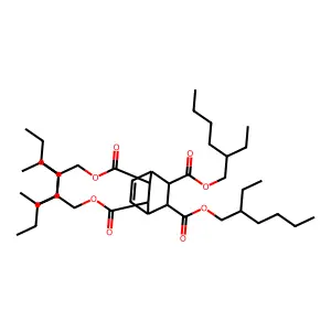 Tetrakis(2-ethylhexyl) bicyclo[2.2.2]oct-7-ene-2,3,5,6-tetracarboxylate structure
