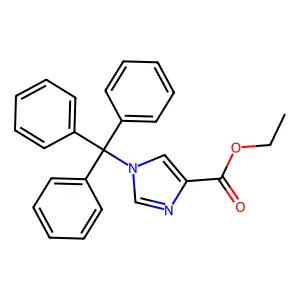 Ethyl 1-trityl-1H-imidazole-4-carboxylate structure