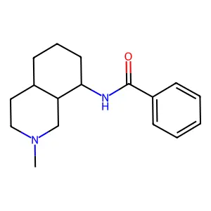 Benzamide, N-(decahydro-2-methylisoquinolin-8-yl)-, (E)- structure