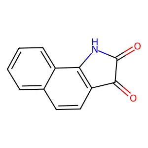 1H-Benz[g]indole-2,3-dione structure