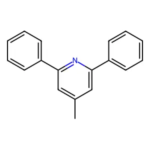 4-Methyl-2,6-diphenylpyridine structure