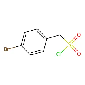(4-Bromophenyl)methanesulfonyl chloride structure