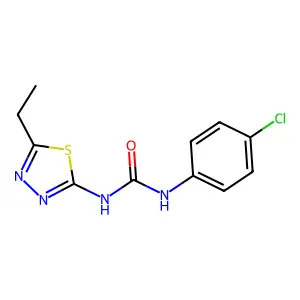 1-(4-Chlorophenyl)-3-(5-ethyl-1,3,4-thiadiazol-2-yl)urea structure