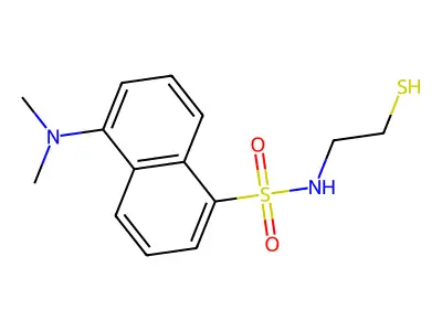 Dansylamidoethyl Mercaptan structure