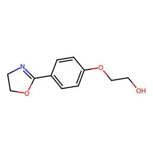 2-[4-(4,5-Dihydro-1,3-oxazol-2-yl)phenoxy]ethanol structure