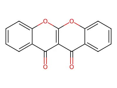 11H,12H-[1]benzopyrano[2,3-b][1]benzopyran-11,12-dione structure