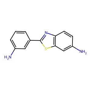 2-(3-Amino-phenyl)-benzothiazol-6-ylamine structure