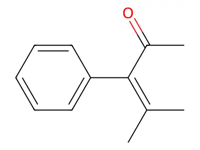 4-Methyl-3-phenylpent-3-en-2-one structure