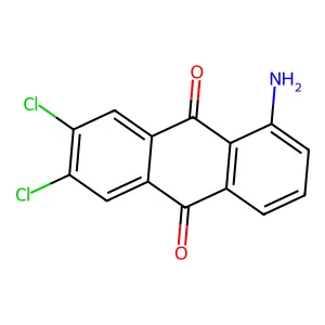 9,10-Anthracenedione, 1-amino-6,7-dichloro- structure