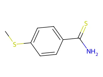4-(Methylthio)thiobenzamide structure