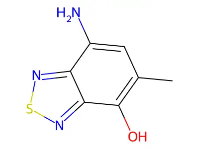 2,1,3-Benzothia(S IV)diazol-4-ol, 7-amino-5-methyl- structure