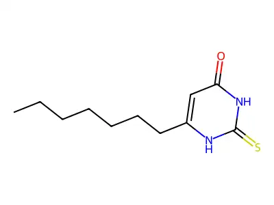 6-heptyl-2-sulfanylidene-1H-pyrimidin-4-one structure