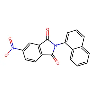 2-Naphthalen-1-yl-5-nitroisoindole-1,3-dione structure