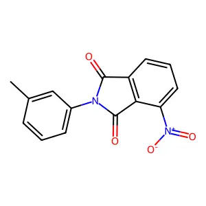 2-(3-methylphenyl)-4-nitro-1H-isoindole-1,3(2H)-dione structure