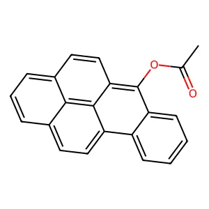 6-Acetoxybenzo[a]pyrene structure