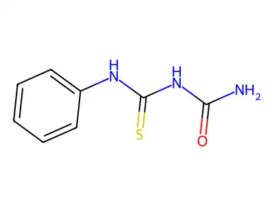 1-Phenyl-2-thiobiuret structure
