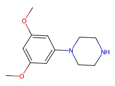 1-(3,5-Dimethoxyphenyl)piperazine structure
