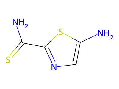 5-Amino-1,3-thiazole-2-carbothioamide structure