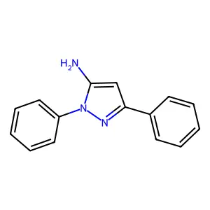 1,3-Diphenyl-1H-pyrazol-5-amine structure