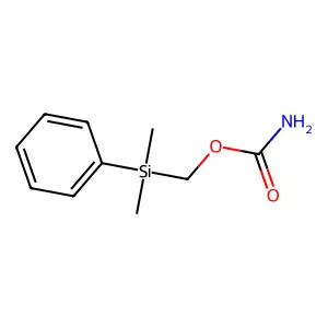 Carbamic acid, (dimethylphenylsilyl)methyl ester structure