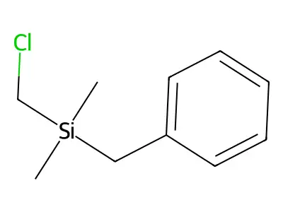 Benzyl(chloromethyl)dimethylsilane structure