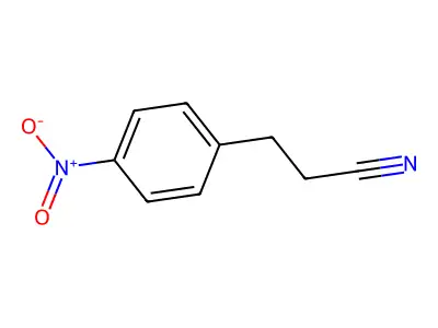 3-(4-Nitrophenyl)propionitrile structure