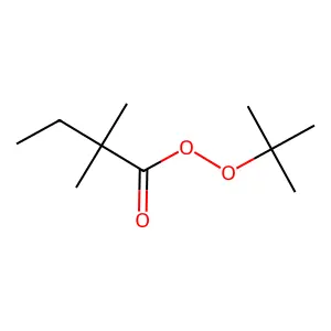 Butaneperoxoic acid, 2,2-dimethyl-, 1,1-dimethylethyl ester structure